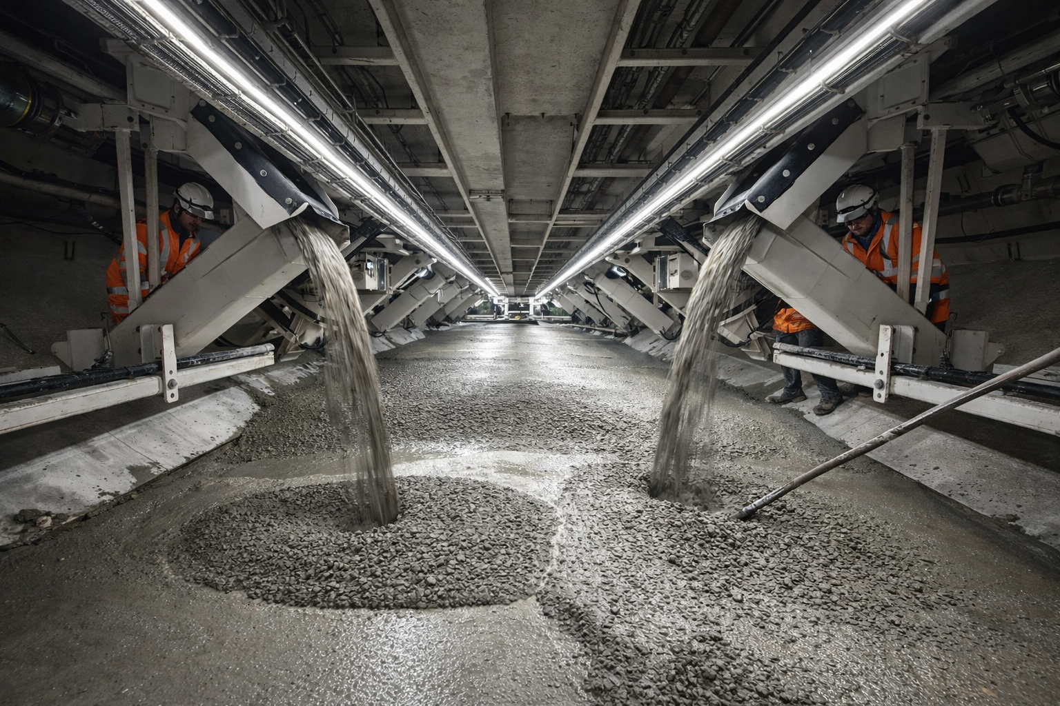 INVERT SLAB CONCRETE BRIDGE/INVERT SLAB INSTALLATION GANTRY